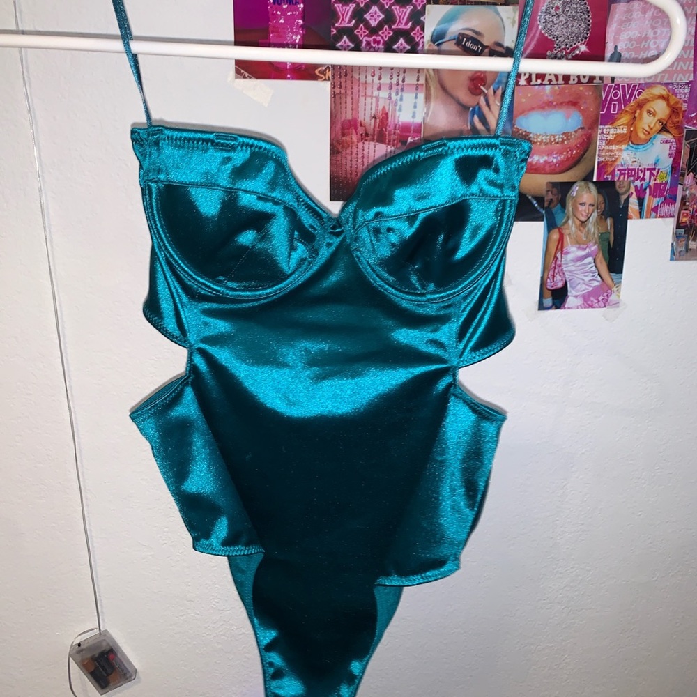 rare urban outfitters corset bodysuit